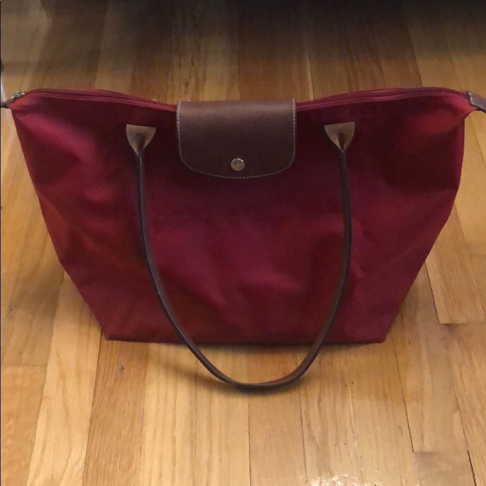 Longchamp Red Handbag - Picture 8 of 16
